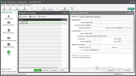 N Etape Comment Parametre Un Fichier Commercial Sage Saari