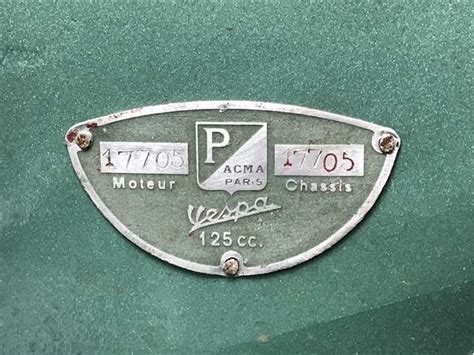 1952 Acma Vespa 125cc