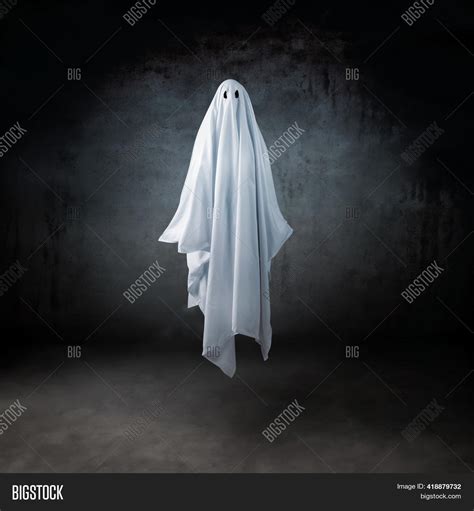 Ghost Sheet Floating Image Photo Free Trial Bigstock