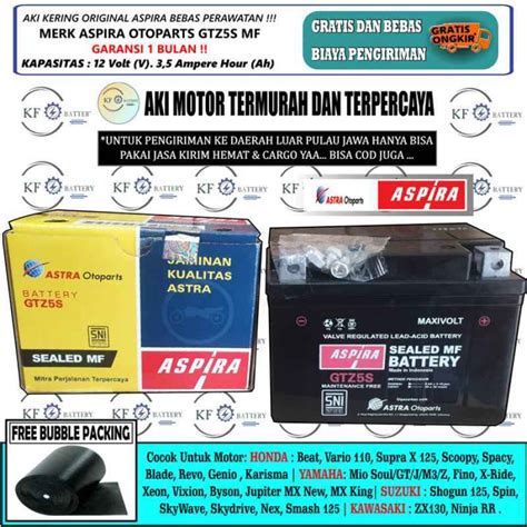 Jual Aki Motor Spin Nex Skywave Smash Aspira Astra Gtz S Mf Di