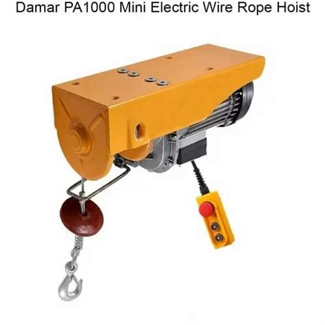 Damar PA1000 Mini Electric Wire Rope Hoist 380 V Capacity 1500 Kg At