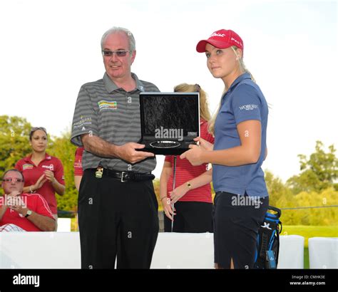 11082012 Coventry England Charley Hull Pictured Receiving The