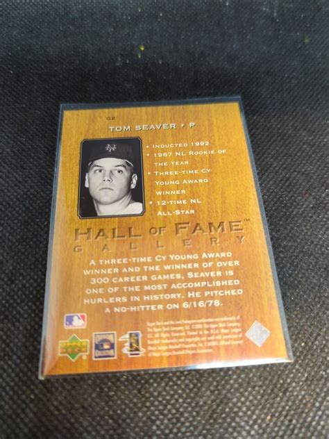 Tom Seaver 2001 Upper Deck Hall Of Fame Gallery Tom Terrific G2 EBay