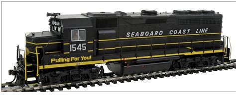 Atlas 10001719 Ho Seaboard Coast Line Emd Gp40 Low Nose Diesel Engine