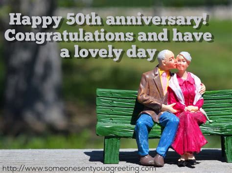 50th Anniversary Wishes and Messages for a Card – Someone Sent You A ...