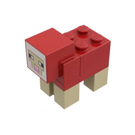 Lego Minecraft Sheep Red Brick Owl Lego Marketplace