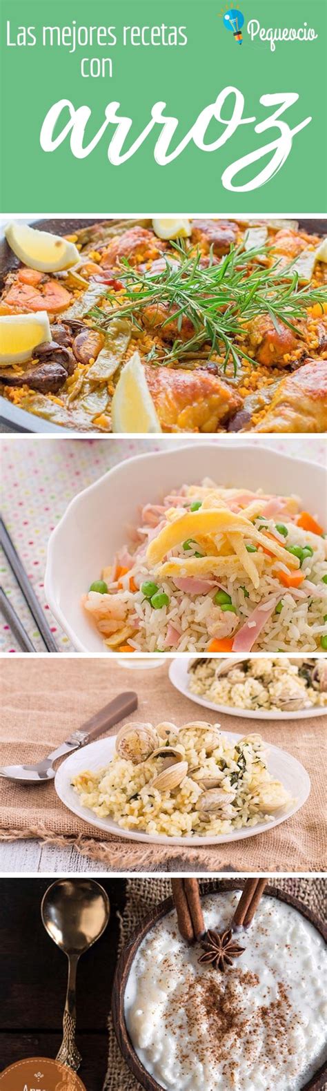 45 recetas de arroz fáciles Pequeocio