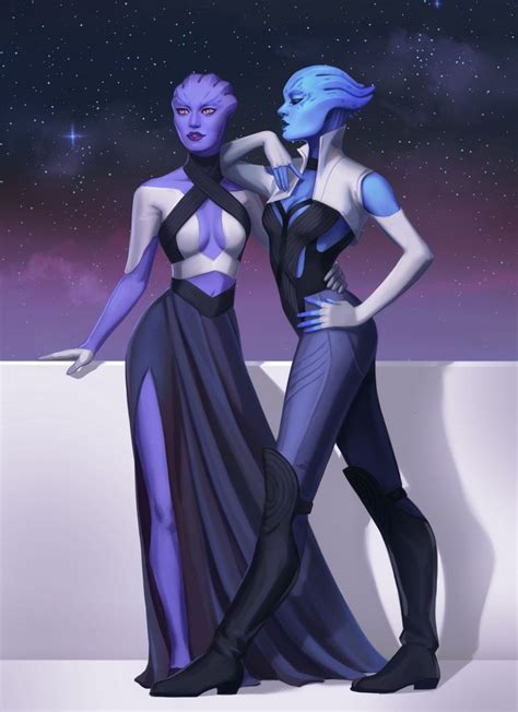 Mass Effect Asari Fashion Art Print By Misaooo Society6 Mass Effect Mass Effect Art Mass