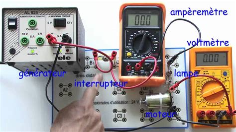 Cours S Physique Ch Comment R Aliser Un Circuit Electrique En