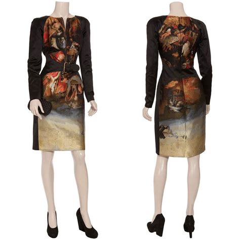 F W 10 Alexander McQueen HIERONYMUS BOSCH Dress ANGELS And DEMONS