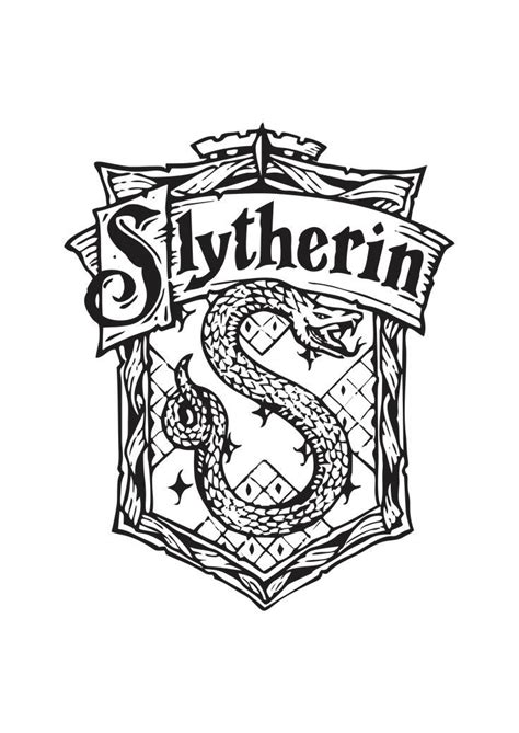 This Is Slytherin Logo From Serial Harry Potter 7th Grade Ela School