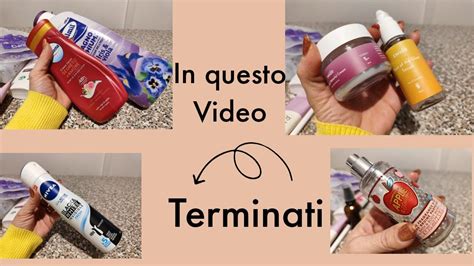 Prodotto Terminati Beauty Tutti Promossi Youtube