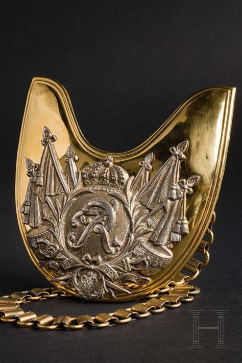 A Gorget For Enlisted Men Of The German Garde Du Corps Regiment Circa 1900