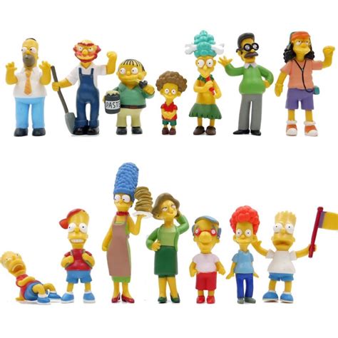 Kit Bonecos Miniatura Dos Simpsons Loja Oficial Xploudshop