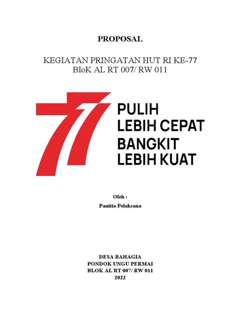 Contoh Proposal 17 Agustus Pdf