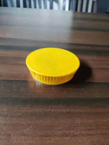 Yellow Mm Pet Jar Cap At Rs Piece Plastic Jar Caps In Bawana