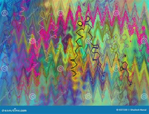 Interesting Color Patterns Stock Illustration Illustration Of Abstract