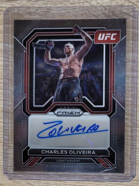 Panini Prizm Charles Oliveira Auto Charles Cards Flickr