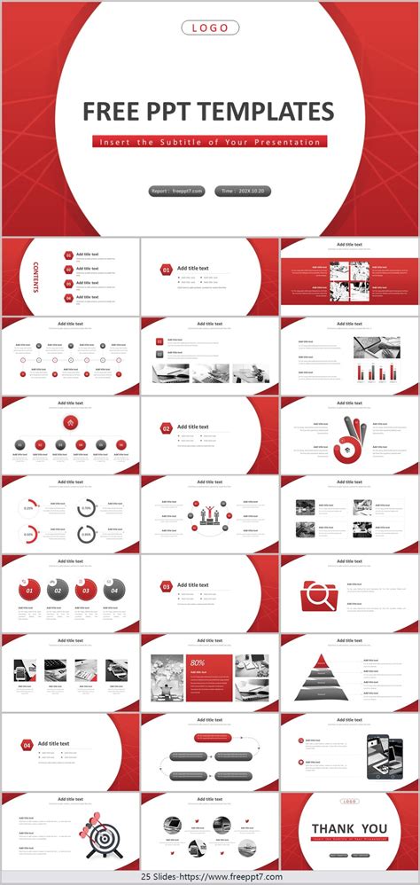 Red Simple Business PowerPoint Templates | Business powerpoint ...