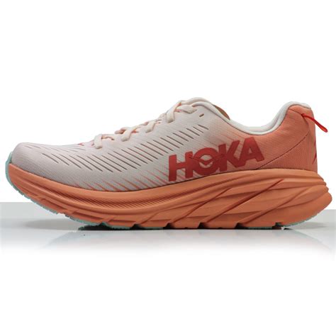 Hoka One One Rincon Women S Running Shoe Silver Peony Cantaloupe