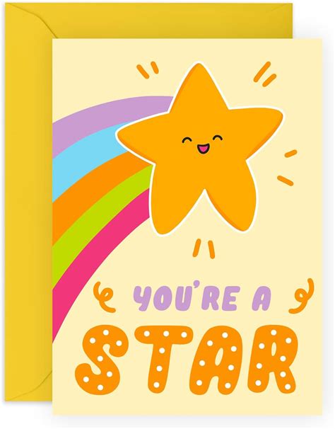 Amazon CENTRAL 23 Well Done Card For Mom Dad Youre A Star Cute