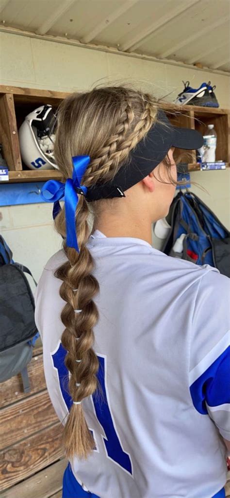 Softball Hairstyles Softball Hairstyles Soccer Hair Tennis Hair