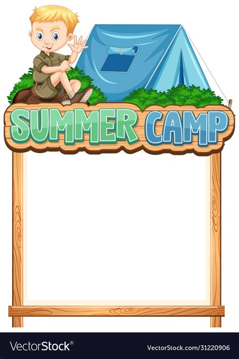 Summer Camp Borders And Frames