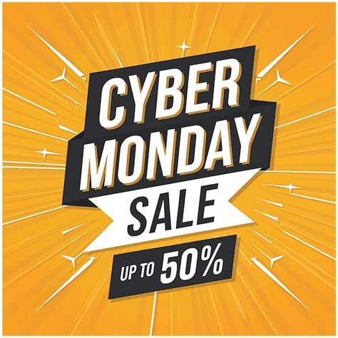 Cyber Monday Banner In Fashionable Neon Style Advertisement Of Sales