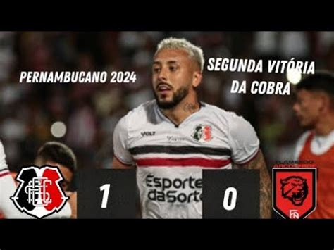 SANTA CRUZ 1 X 0 FLAMENGO ARCOVERDE L MELHORES MOMENTOS YouTube