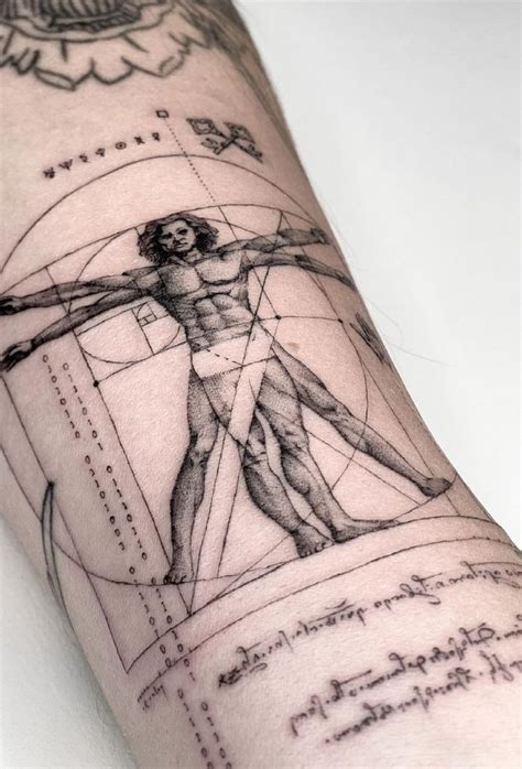 50 Unique Vitruvian Man Tattoo Designs For Men 2024 Guide Artofit