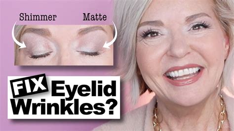 Fix Eyelid Wrinkles Makeup Over 50 Youtube