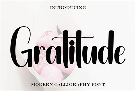 Gratitude Font By Putrasyahreza00 Creative Fabrica