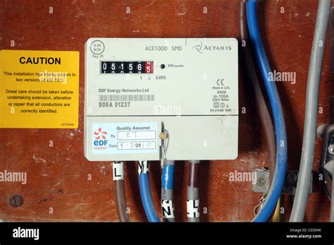 Electricity Meter Uk High Resolution Stock Photography And Images Alamy