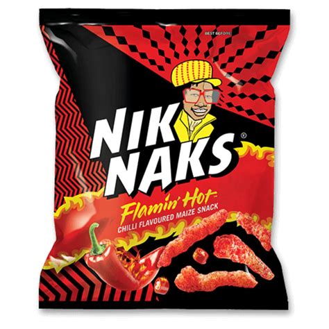 Simba Nik Naks Maize Snack Flamin Hot Chilli Flavour 135gr Superb Hyper