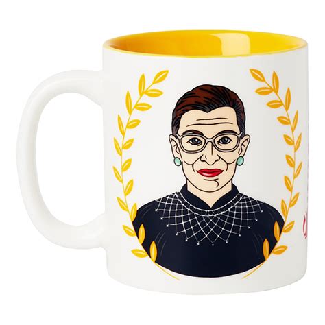 The Found Supreme Rbg Mug Illustrated Ruth Bader Ginsburg Ceramic