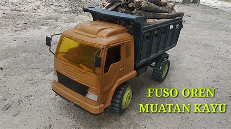 Truk Fuso Oren Muatan Kayu YouTube