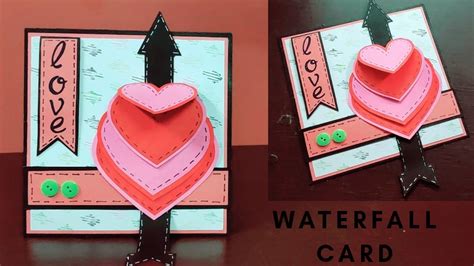 Waterfall Card Tutorial How To Make Waterfall Card DIY Birthday