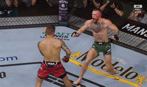 Ufc Conor Mcgregor Loses To Dustin Poirier After Freak Leg Break