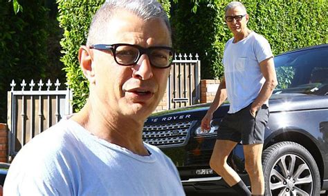 Jeff Goldblum Shows Off A Lot Of Leg In Skimpy Gym Gear After A Workout