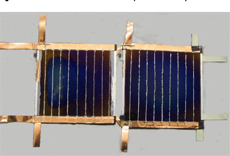 Figure 1 From Amorphous Silicon Based Minimodules With Silicone