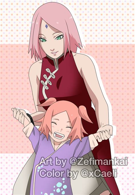 Hanako And Sakura By Xcaeli On Deviantart Sasusaku Menma Uzumaki