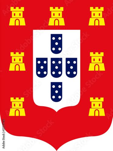 Portugal Shield Coat Of Arms Stock Image And Royalty Free Vector Files On Pic