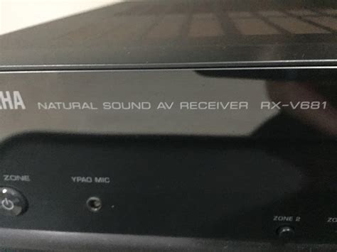 Yamaha RX V681 7 2 Channel AV Receiver Audio Soundbars Speakers