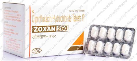 Generic Cipro Ciprofloxacin Hcl Mg Mg Tablets Zoxan