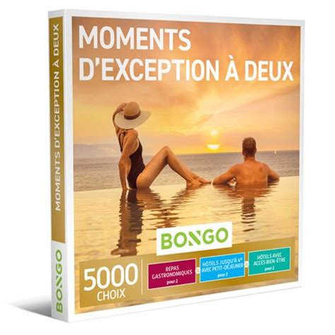 Bongo Moments D Exception Deux Coffret Cadeau Achat Prix Fnac