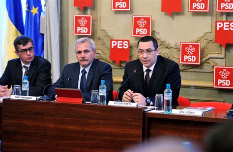 Andrei Dolineaschi Liviu Dragnea Si Victor Ponta La Reuni Flickr