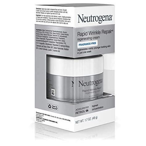 Neutrogena Rapid Wrinkle Repair Hyaluronic Acid Retinol Cream Anti