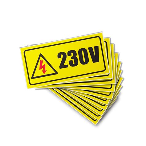 Set 10 Indicatoare 230v 5x10cmbuc Emagro