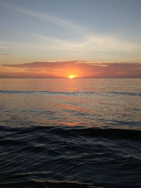 Sunset View At Tanjung Aru Beach Stock Image Image Of Tanjung View