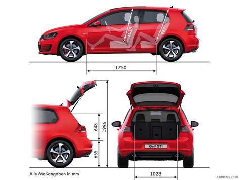 Volkswagen Golf Gti Vii 2015 Dimensions Caricos